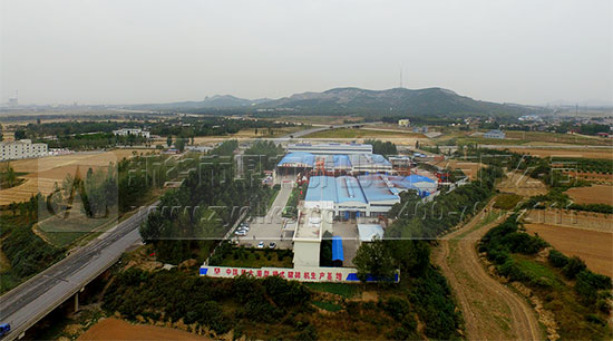 中誉鼎力机械厂俯拍景